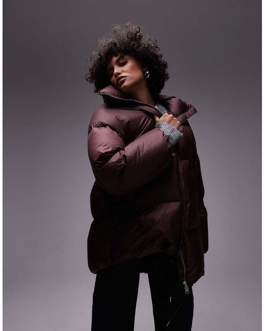 ARKET Black Down Puffer Longline Jacket
