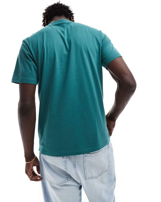 T-shirt ras ASOS pour homme en coloris Green