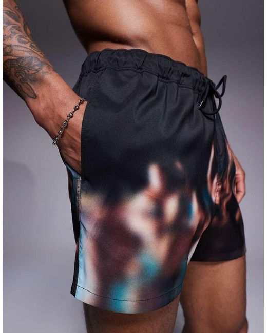 ASOS Gray Swims Short for men