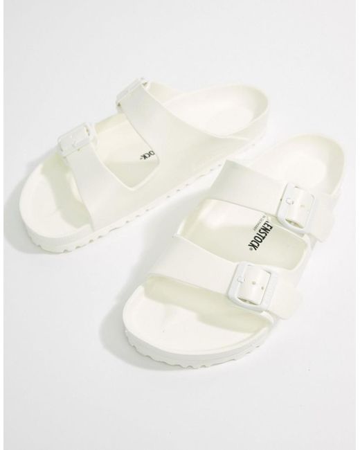 Goma Color Eva Arizona Sandalias De Hombre Blanco Blancas BordxeWC