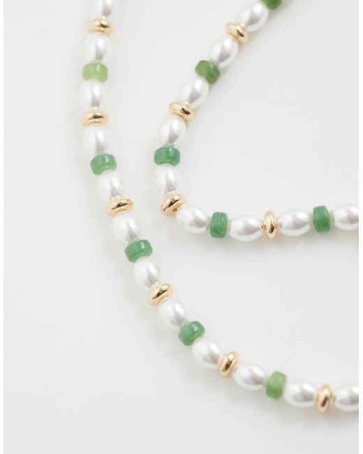 Collier ASOS pour homme en coloris Metallic