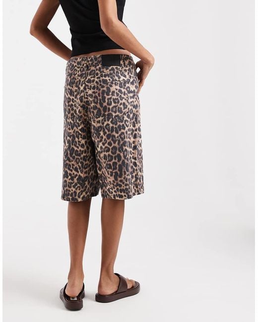 JJXX Multicolor Leopard Jorts