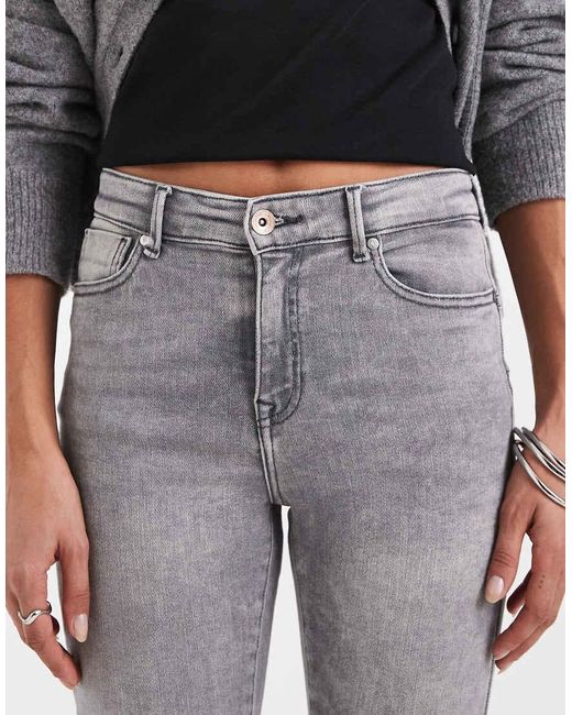 ONLY Gray Push Up Skinny Jeans