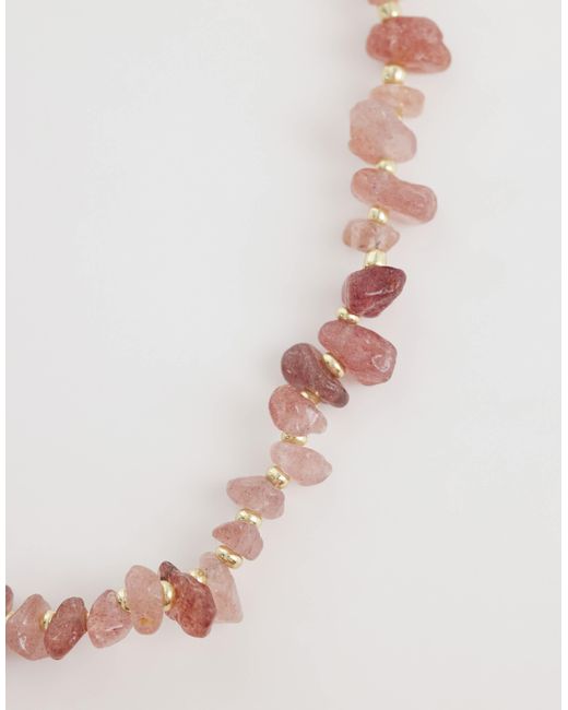 Collier avec éclats ASOS en coloris Multicolor