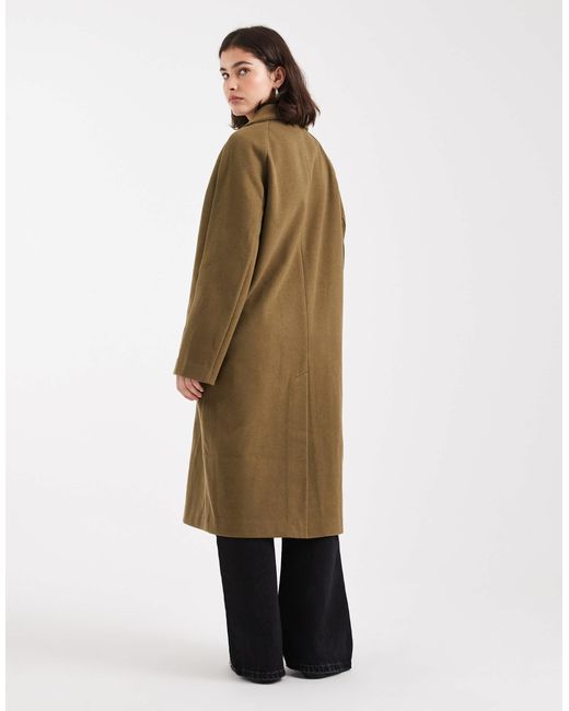 ASOS White Chuck On Overcoat