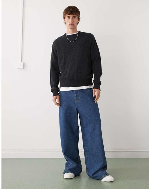 Maglione Premium di Weekday in Blue da Uomo