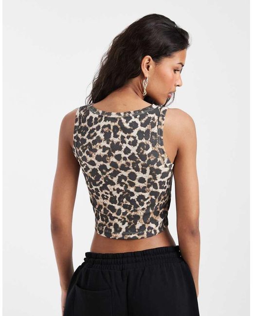 JJXX Black Fallon Ribbed Cropped Vest Two Pack