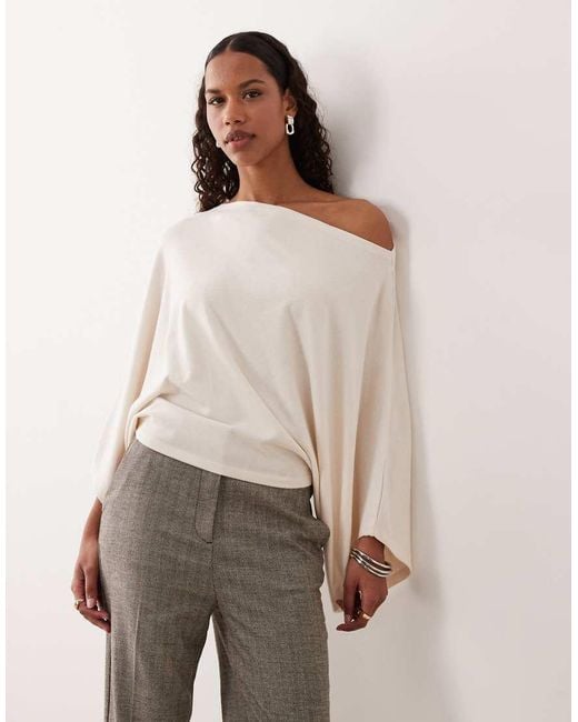 Gina Tricot Natural Poncho Top