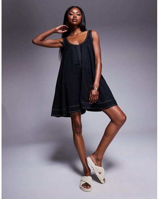River Island Swing Mini Dress in Blue | Lyst