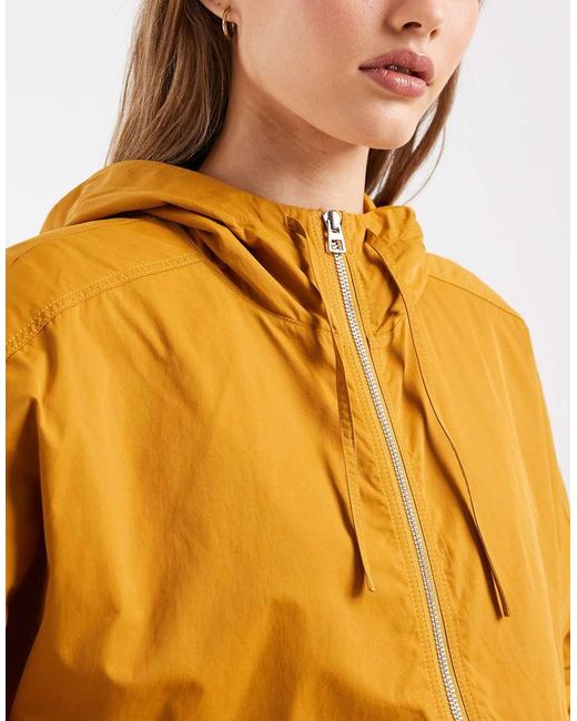 & Other Stories Orange Pure Nylon Short Jacket