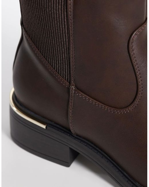 SEQWL Brown Aredea Ankle Boots