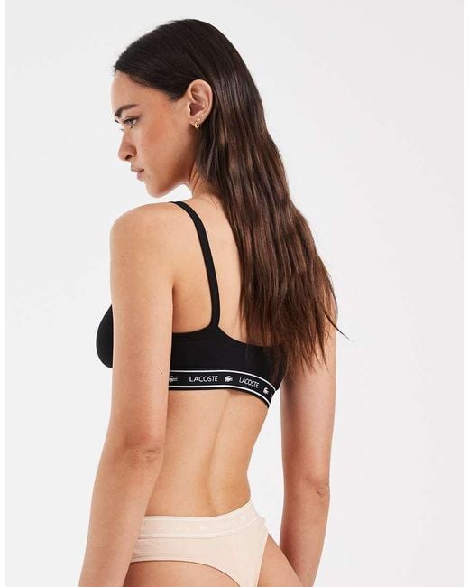 Lacoste Multicolor Logo Waistband Thong