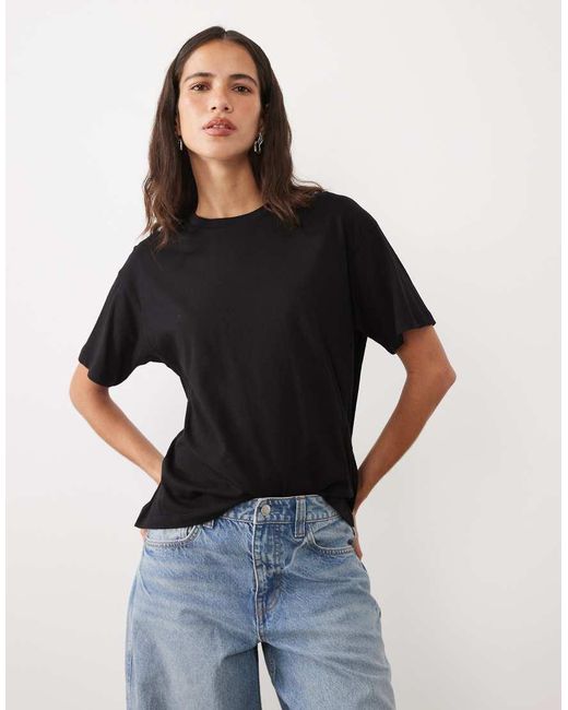 JJ Rebel Black Short Sleeved Loose Fit T-Shirt