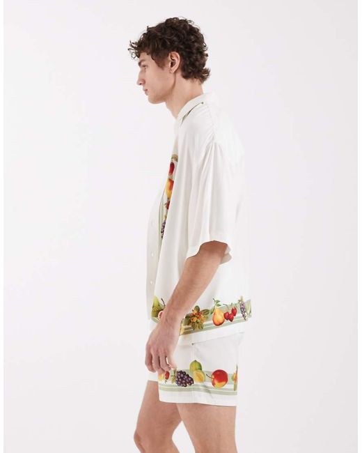 ASOS White Swim Shorts for men