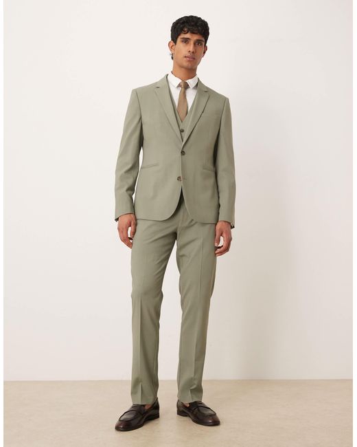 ASOS Green Slim Suit Jacket for men