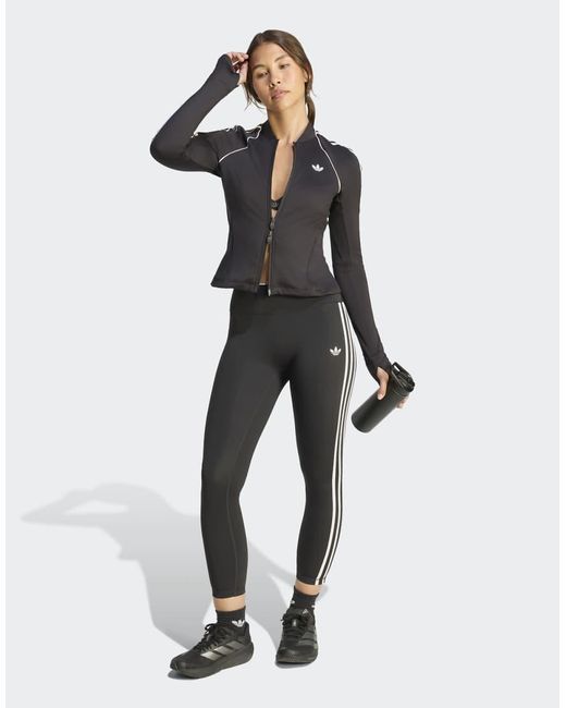 Adidas Originals Black Adidas Originals Sport Superstar Long Sleeve Top