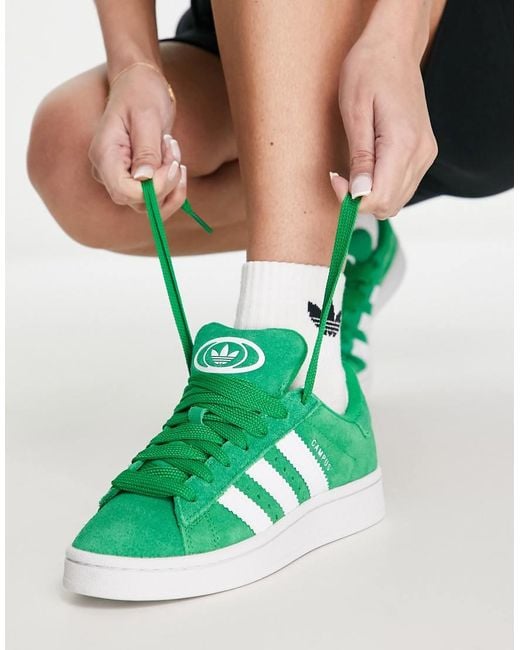 adidas gazelle silver green womens adidas Campus 00s J IH7492