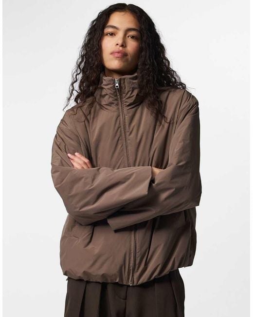 Pieces Brown Jacket