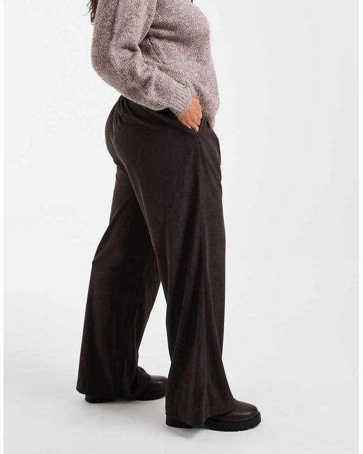 Vero Moda Flared Broek in het Brown