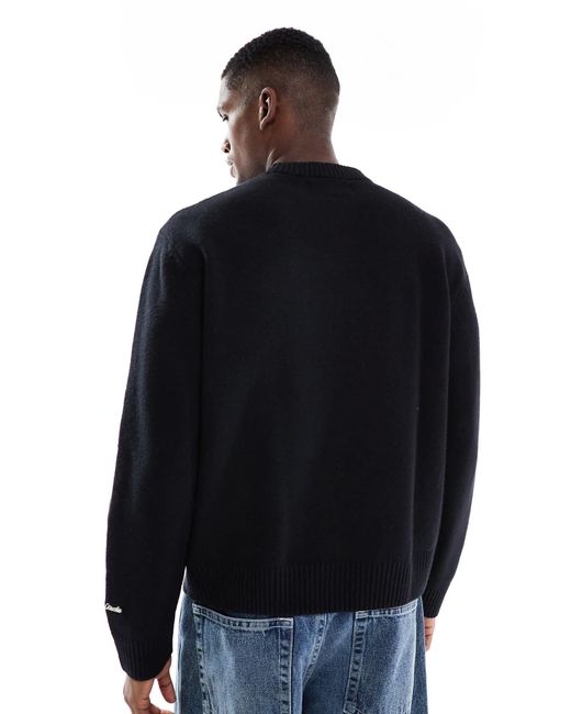 Jack & Jones – dicker oversize-pullover in Blue für Herren