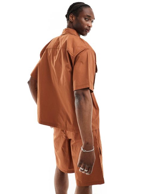 Camisa marrón tostado fisherville Dickies de hombre de color Brown