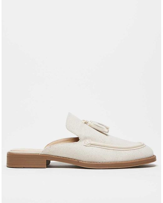 ASOS White Mule Loafers for men
