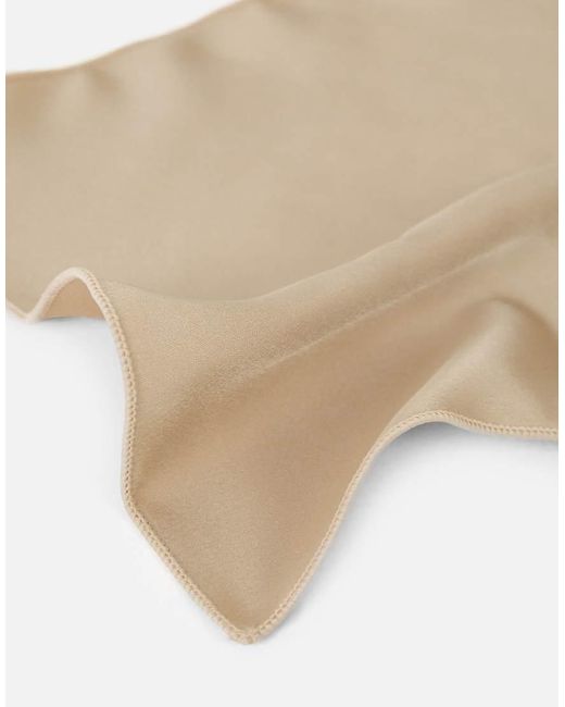 Maya White Satin Tie Pocket Square Set for men