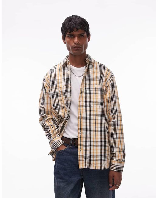 Carhartt Natural Long Sleeve Mandlik Shirt for men