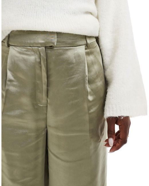 Y.A.S White Y.a.s Wide Leg Pants