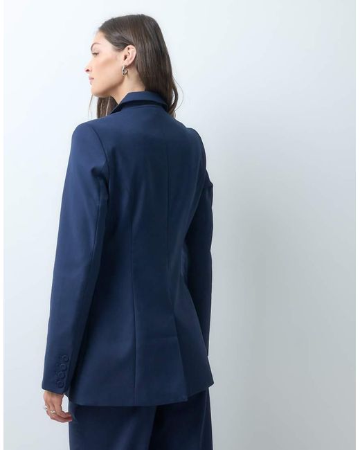 Vero Moda Blue Double Breasted Tailored Blazer Co-ord