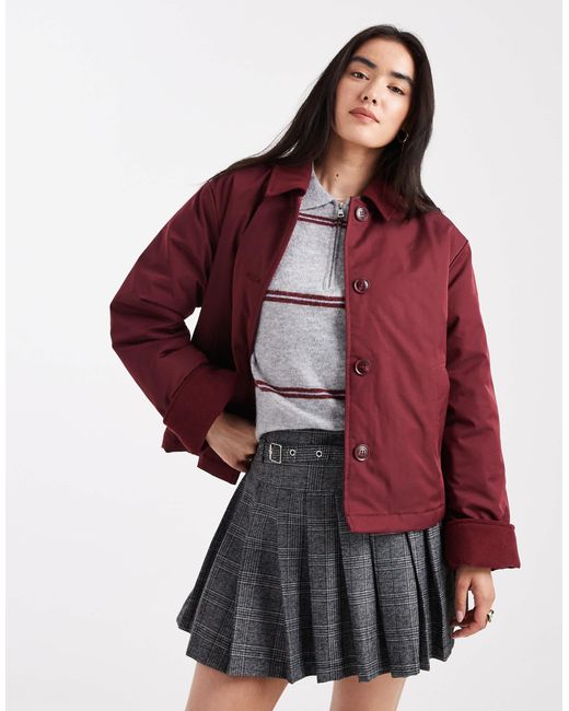 Pieces Red – kurze jacke