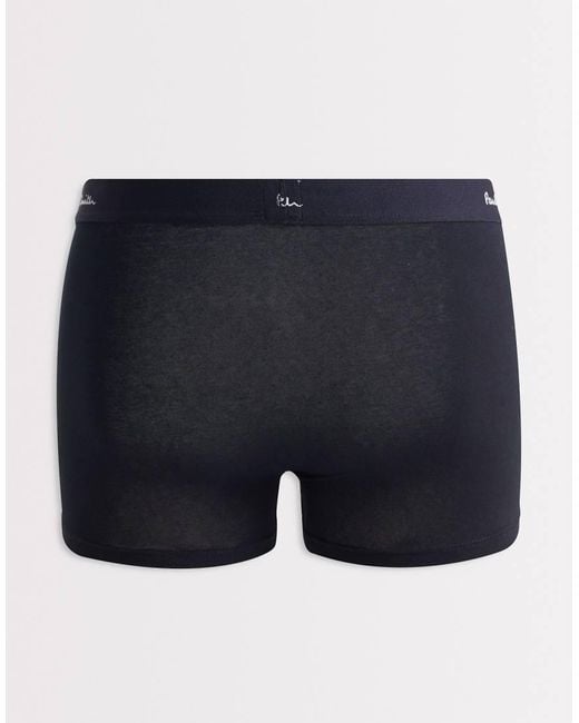 Paul Smith Blue Trunks 3 Pack With Waistband for men