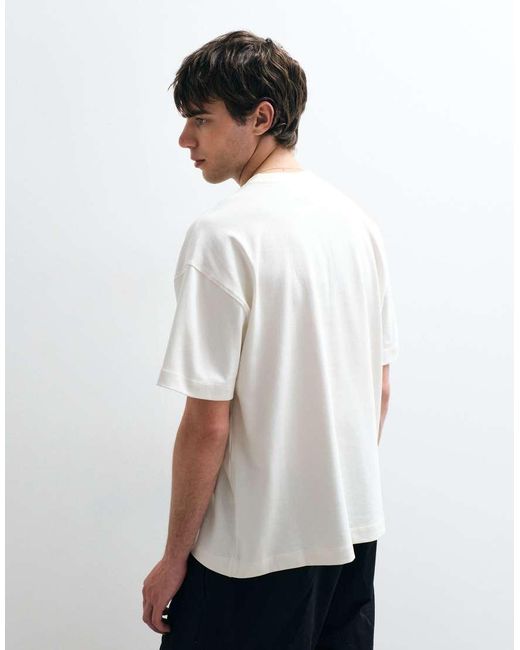 ASOS COLLECTIVE White Super Heavyweight Oversized T-shirt for men