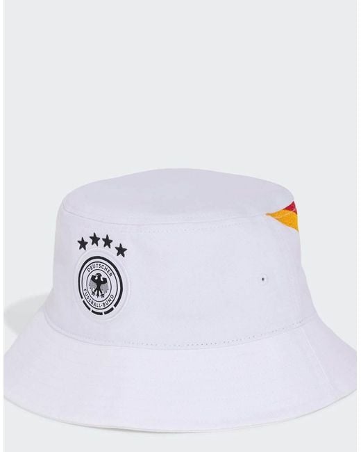 Adidas Originals White Germany Bucket Hat