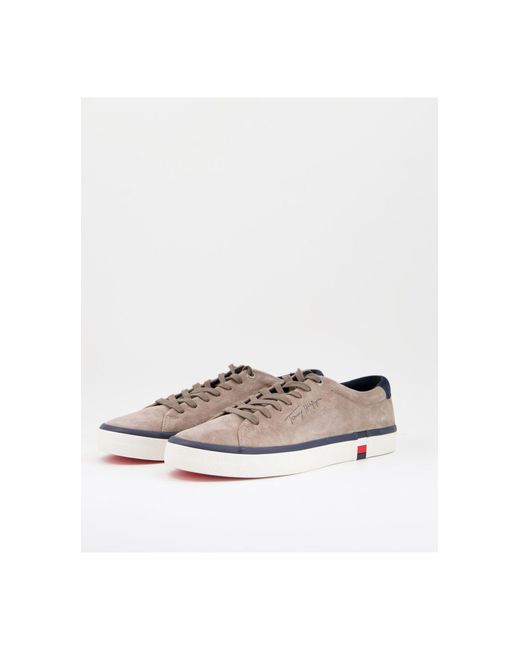 Tommy Hilfiger Multicolor Corporate Modern Suede Trainers for men