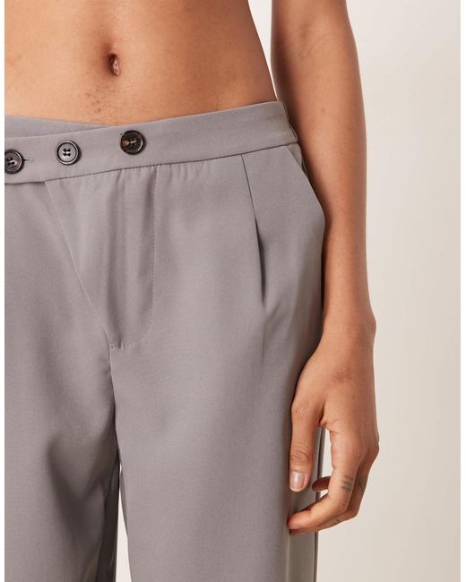 JDY Tall Natural – weit geschnittene hose