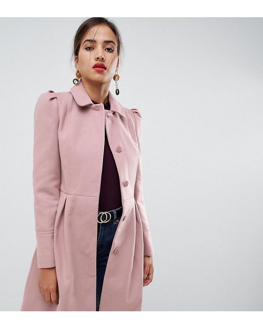 Oasis Pink Swing Coat