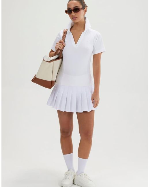 Ellesse White Tulle Ss Polo Shirt
