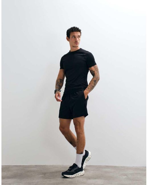 4505 White Active Quick Dry Muscle Fit Compression Base Layer T-shirt for men