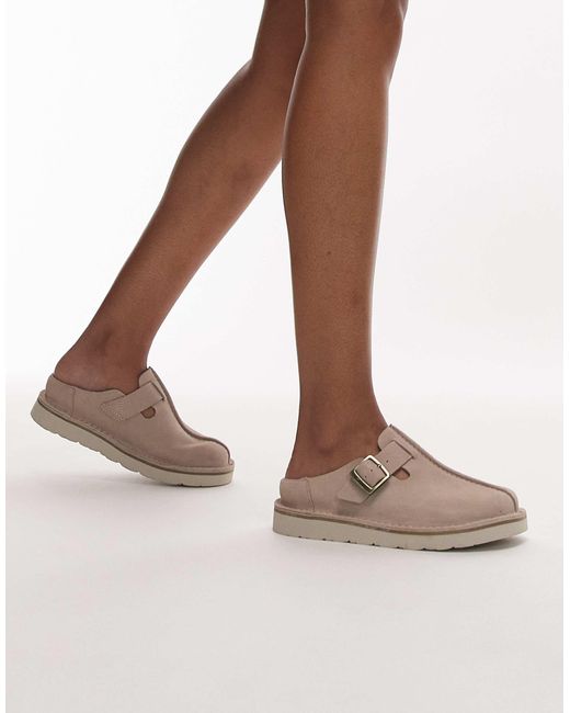 Solsbury - mules en daim - sable Clarks en coloris Brown