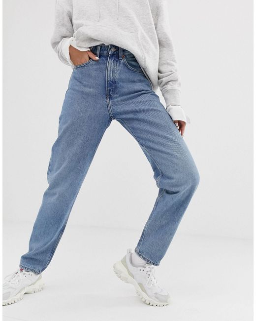 cotton mom jeans