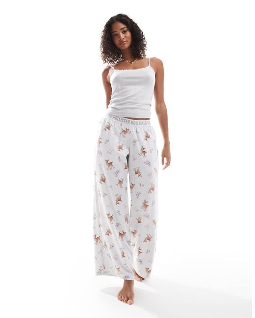 Hollister Nachtkleding in het White
