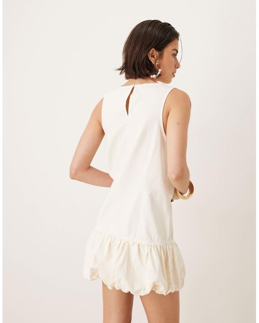 Mango Natural – mini-etuikleid aus twill