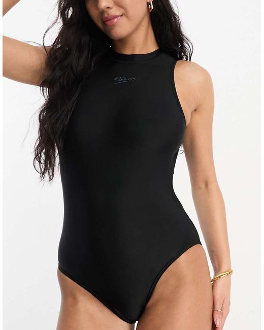 Speedo Black Hydrasuit Swimsuit