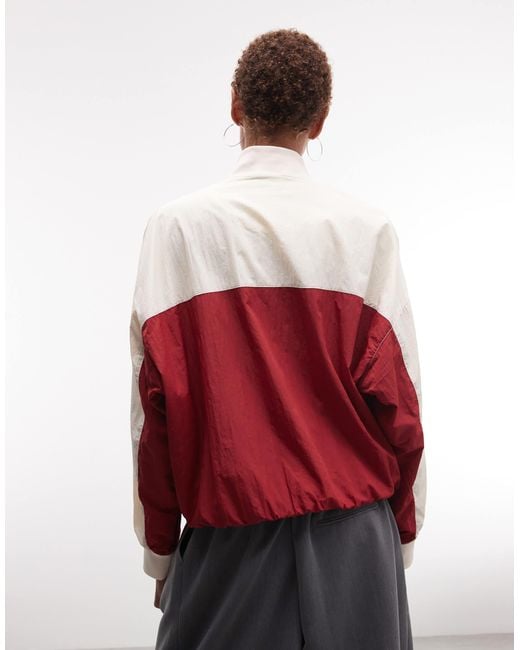 Nike Red Street Varsity Jacket