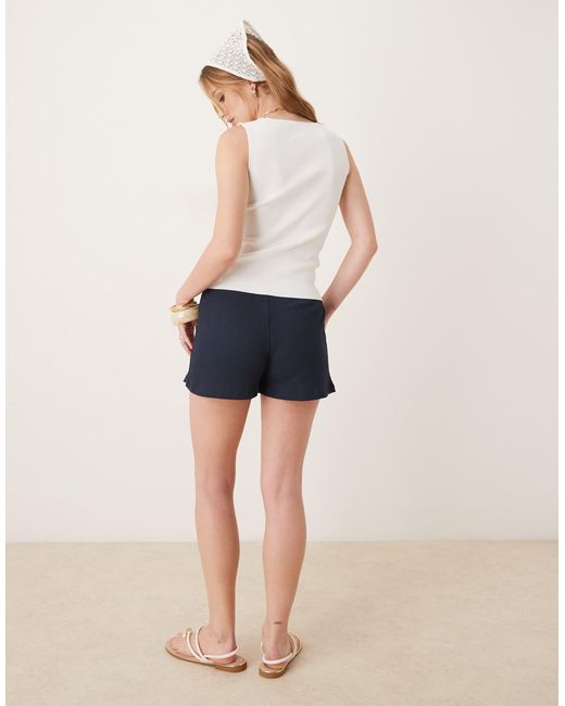 ASOS Yellow Crinkle Short