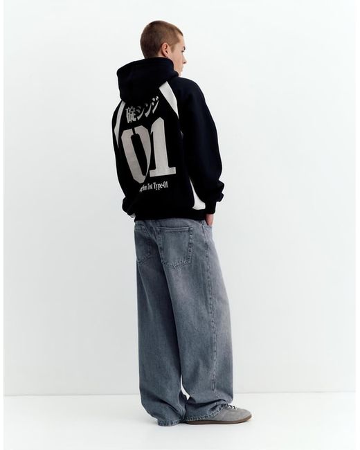 Evangelion di Pull&Bear in Blue da Uomo