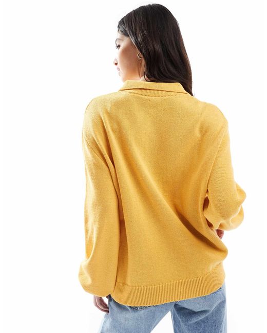 ASOS Yellow – strickjacke