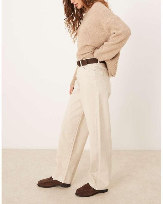 JJXX Natural Fuji Barrel Jeans