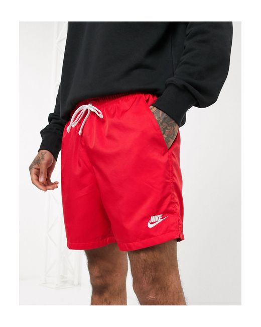 Nike Red Retro Woven Short for men